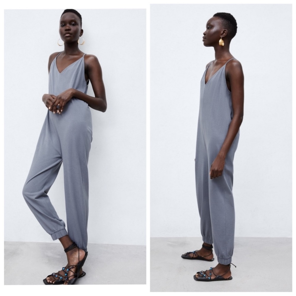 Zara - jersey jumpsuit - size M